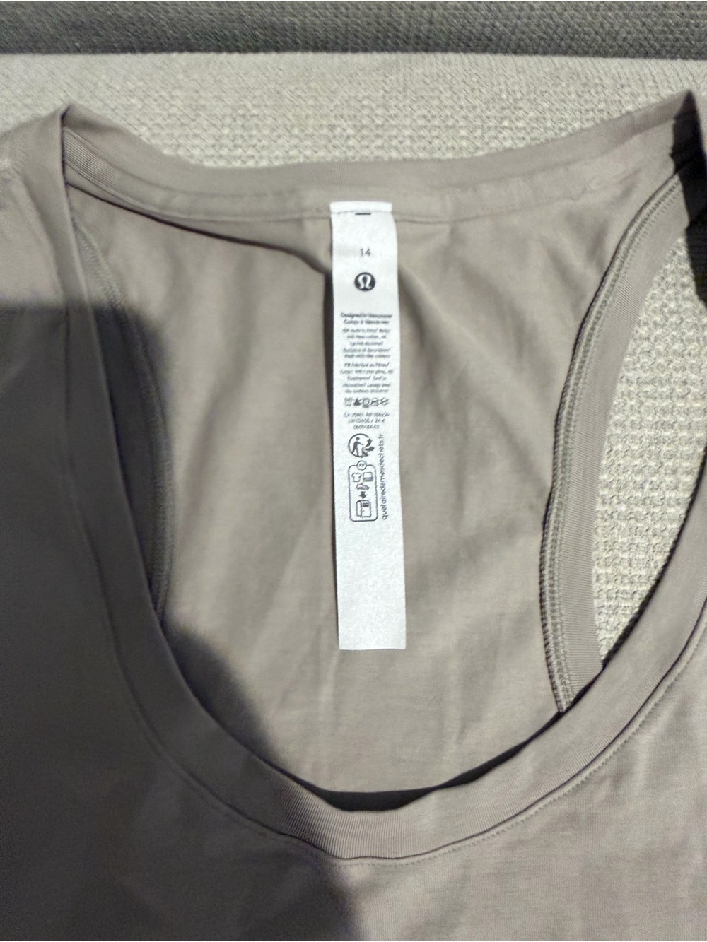 lululemon athletica love tank in riverstone - Picture 4 of 6